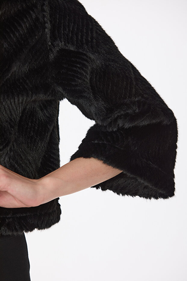 جاكيت صوف اسود - 5