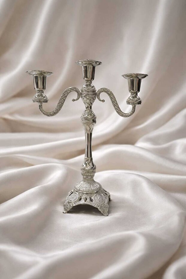 3 Kollu Şamdanlık - 1