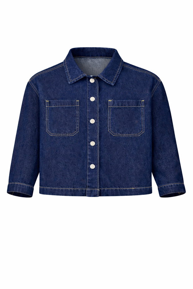 Kısa Denim GÖMLEK - 2