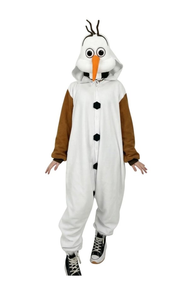 Olaf Costume | Frozen Olaf Pajamas Jumpsuit Costume