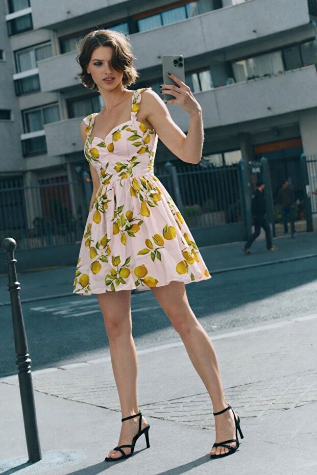 Çok Desenli ELBİSE - 1