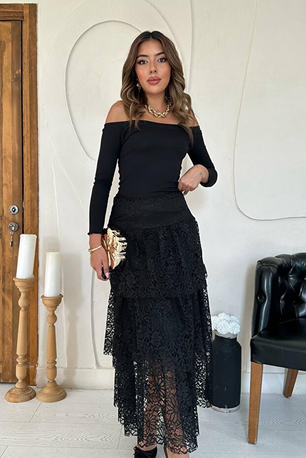 Dantelli Kat Kat Etek - 2