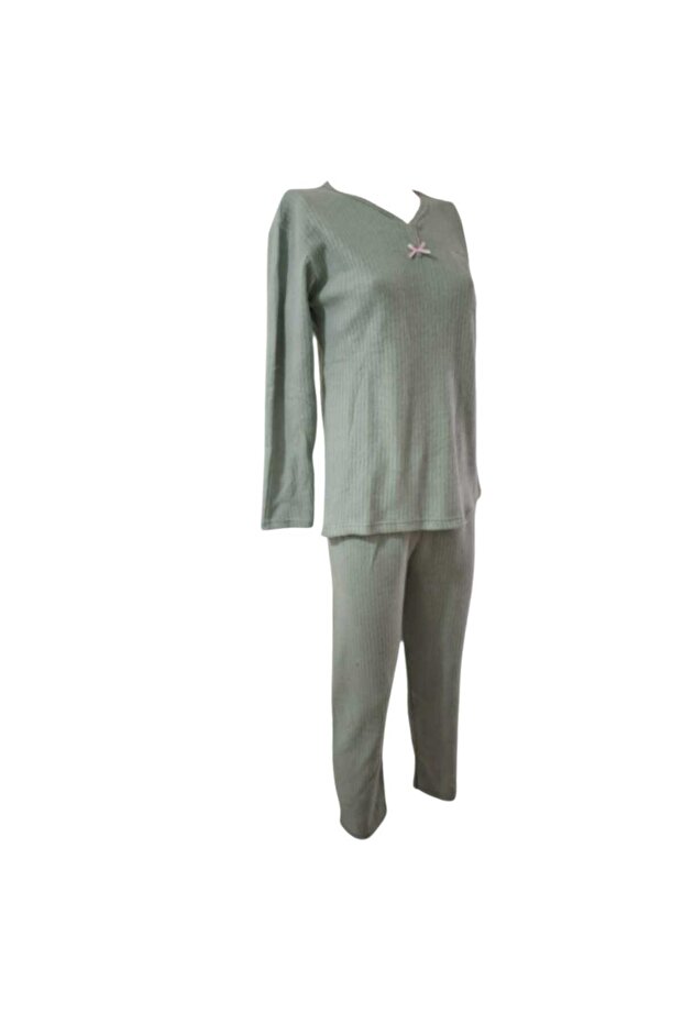 Cotton Women's Pajama Set Green