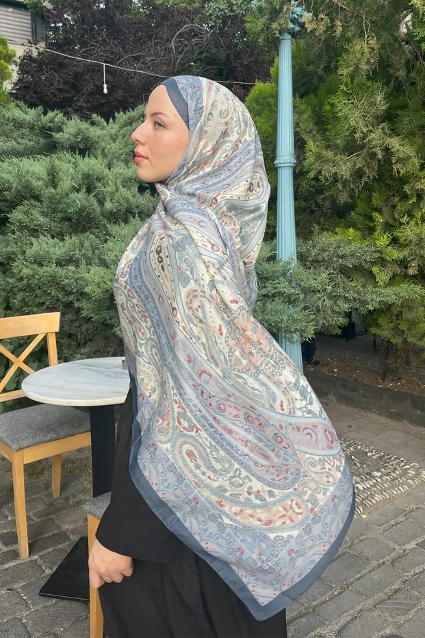Vela Desen Soft Shawl - Indigo