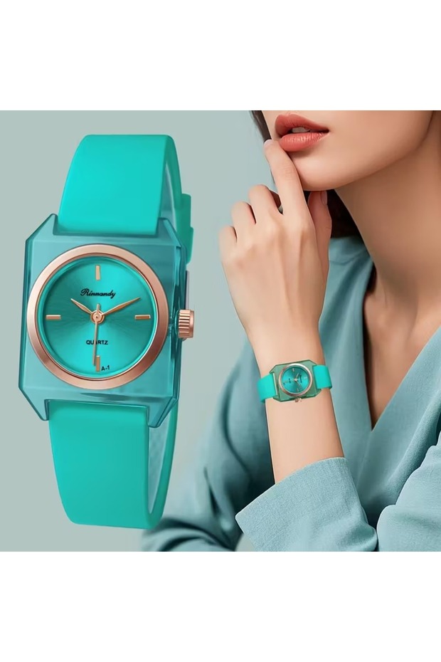 Colorful Design Silicone Strap Watches
