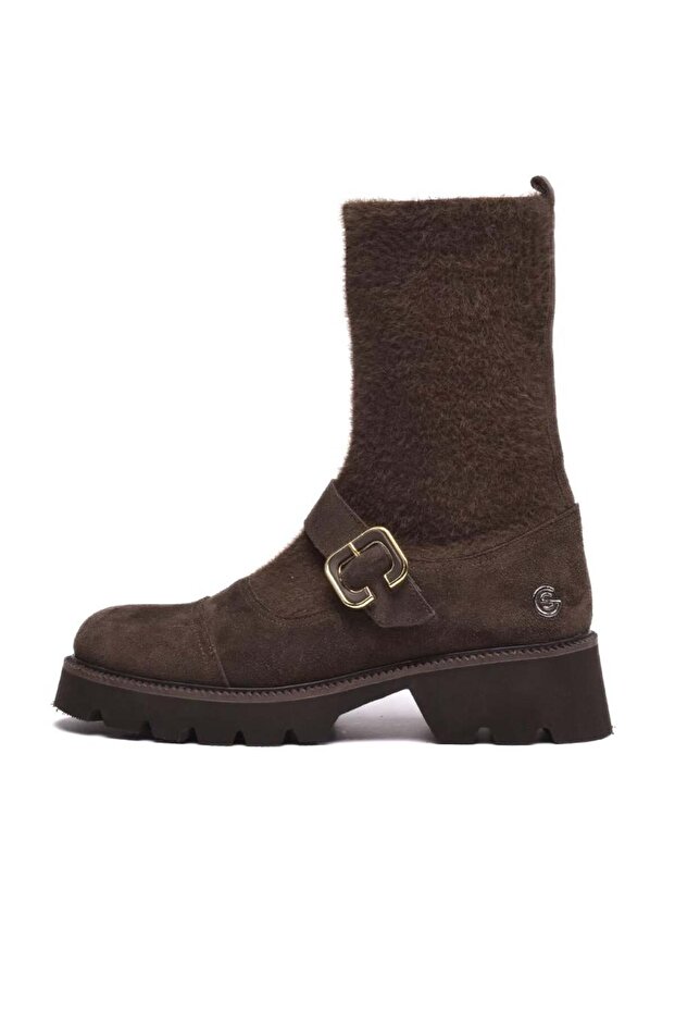 Alkmini Genuine Suede Leather Boots 24229-2