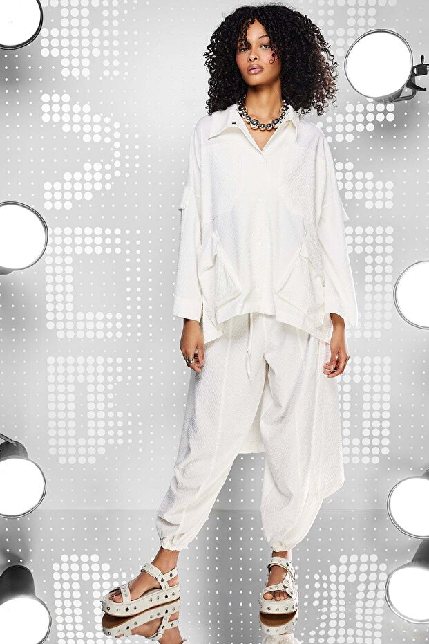 Ekru Sandalet Rocker - 2