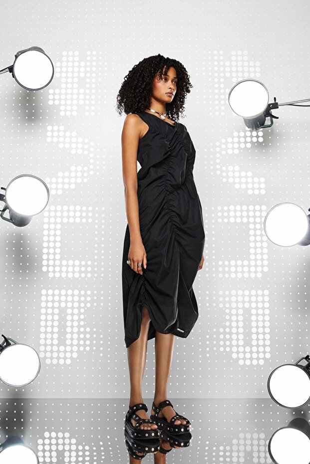 Siyah Elbise 15114 - 3