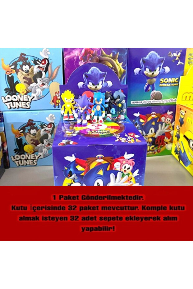 Sonic Hediyelik Fiğür Paket 1 Adet - 1