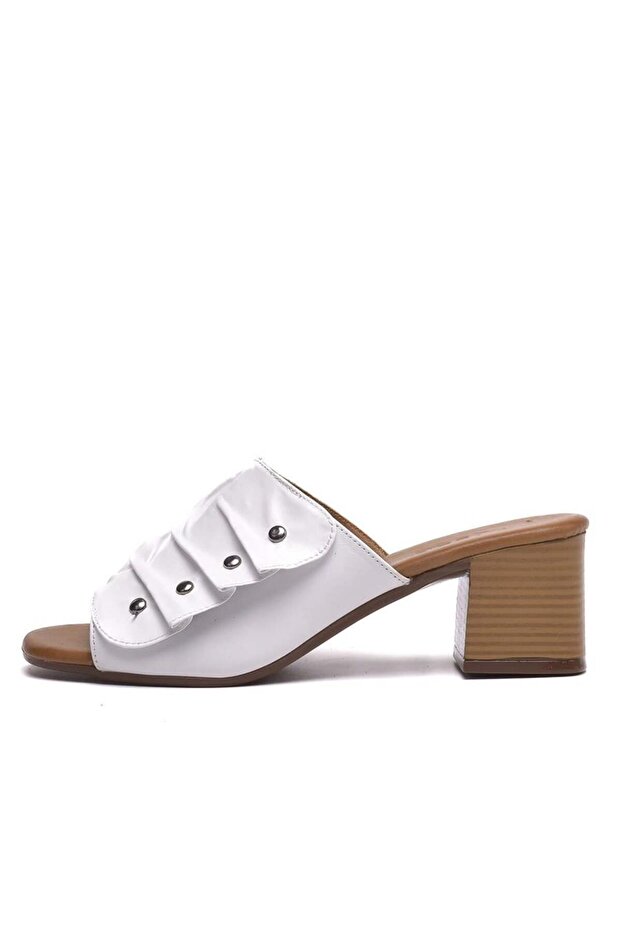 Toylora Women's Genuine Leather Casual Slippers 45
