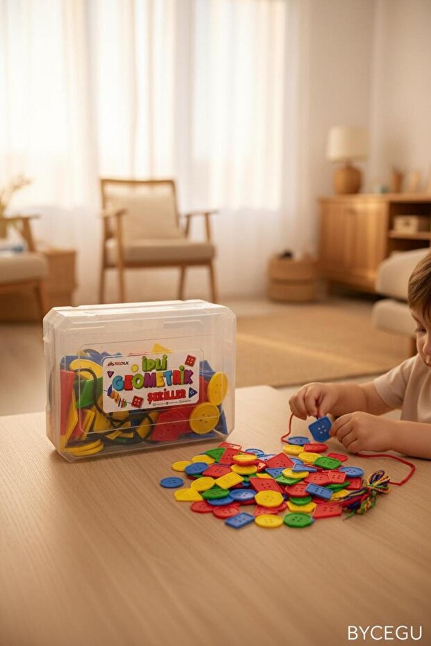 56627 لعبة حبل تنمية الذكاء بأشكال هندسية - 2