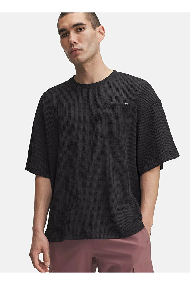 Ua Rival Waffle Crew Black Men's T-Shirt 1383106-001