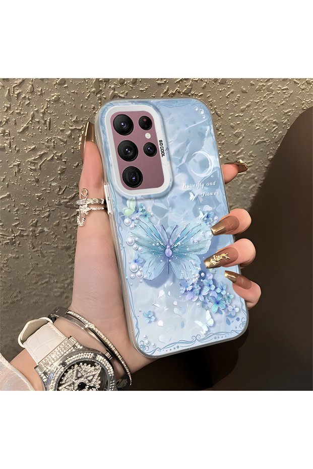 Samsung Galaxy S22 Ultra Compatible Case Hard Shell Anti Fall Phone Case Light-Shadow