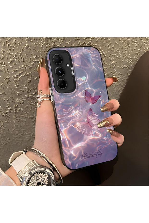 Samsung Galaxy A55 Compatible Case Hard Shell Anti-Fall Phone Case Light-Shadow