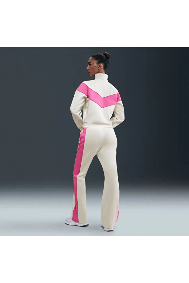 Windrunner Poly Knit Jacket Kadın Bej Ceket - 4