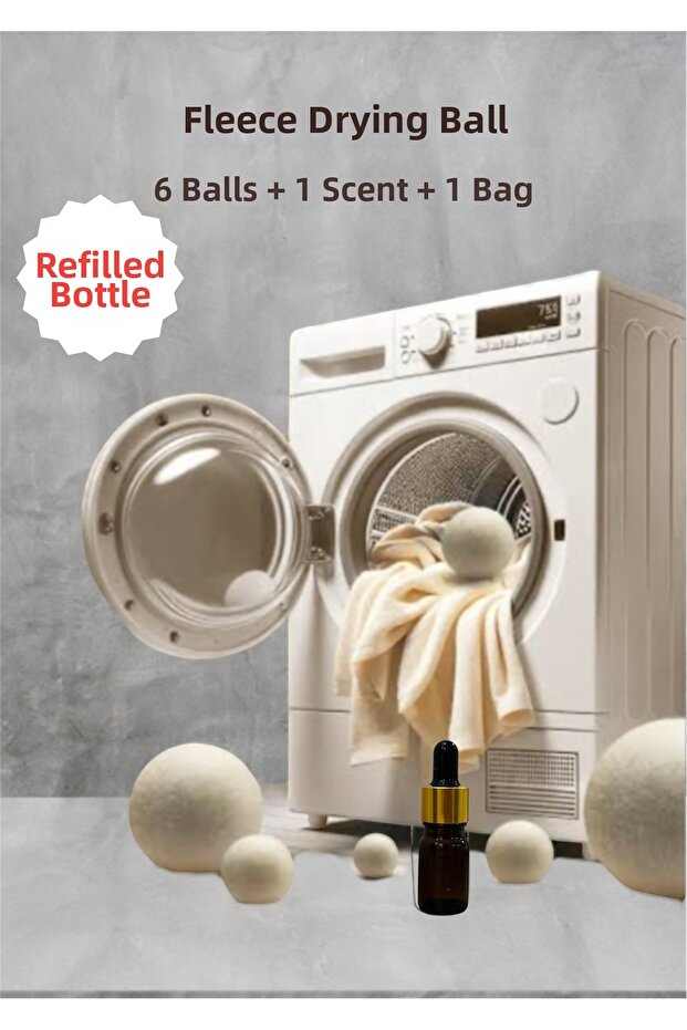 كرة تجفيف الصوف 6 معطرة - 1