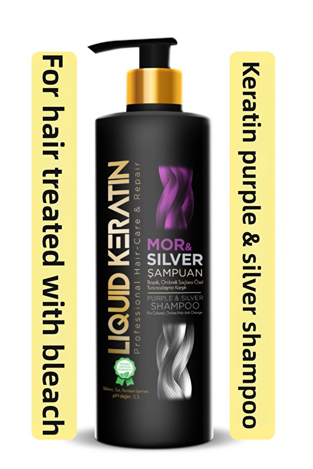 Keratin Purple & Silver Shampoo