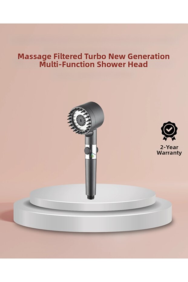 رأس دش مزود بخاصية التدليك مع زر تشغيل/إيقاف - 1