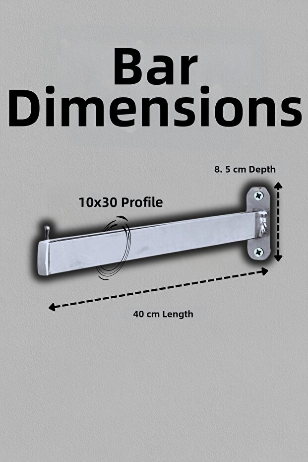 نظام رفوف تعليق معدنية مثبتة على الحائط من الكروم - 2