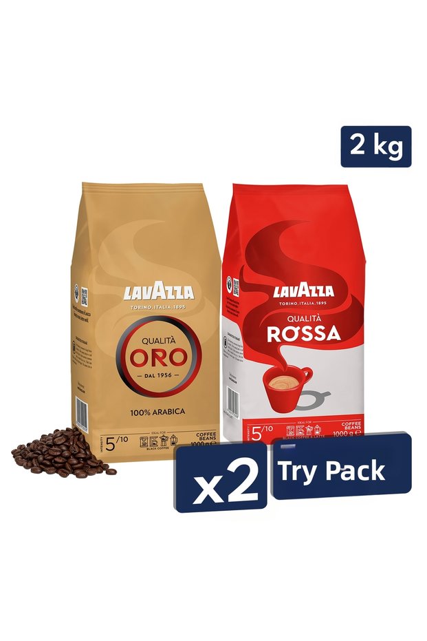 Qualita Oro, Qualita Rossa Espresso Whole Bean Coffee 1 kg | 2-Pack of Dating Products