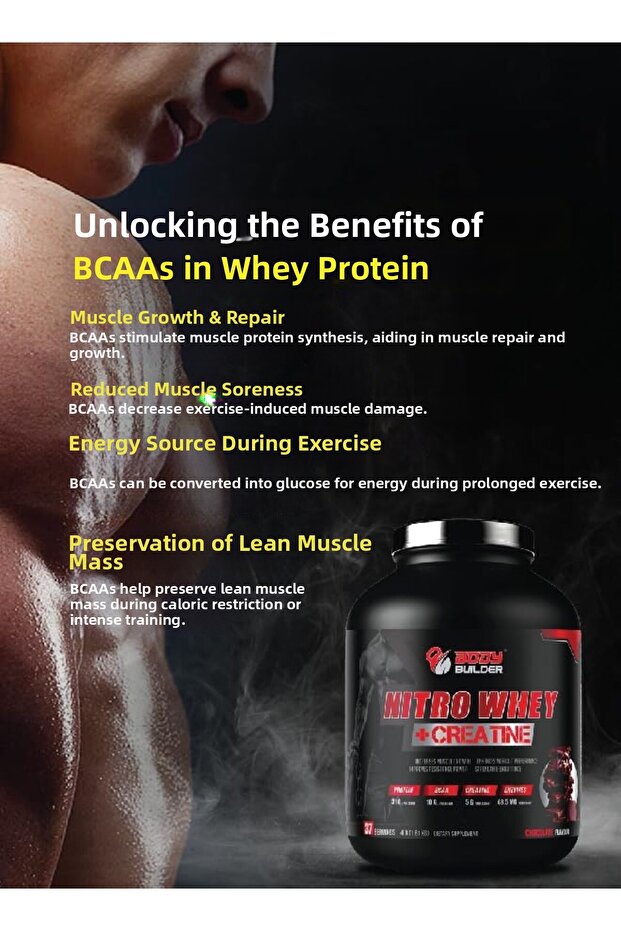 نيترو واي + كرياتين، بندق، 4 رطل - 4