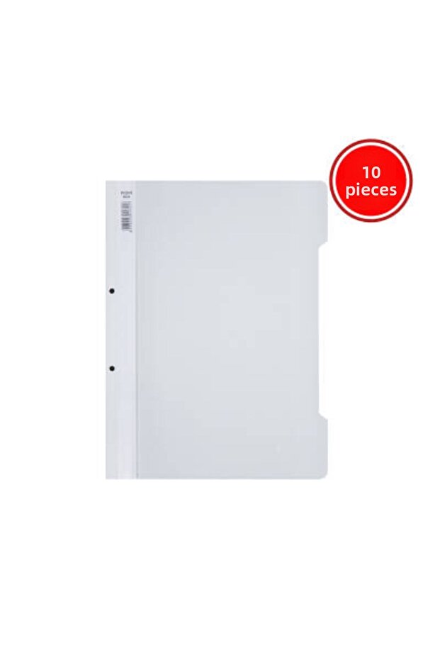 Eco Ring Binder, 10 Pieces, Pack of 50, A4 Size, 2 Holes, White