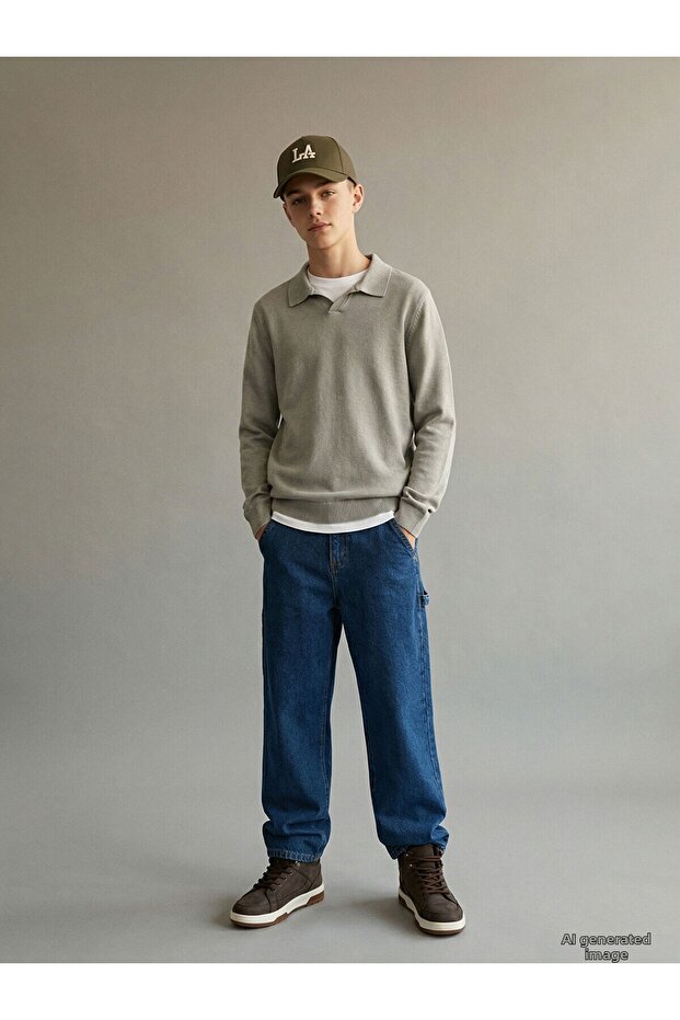 Loose Fit Boy's Jean Trousers