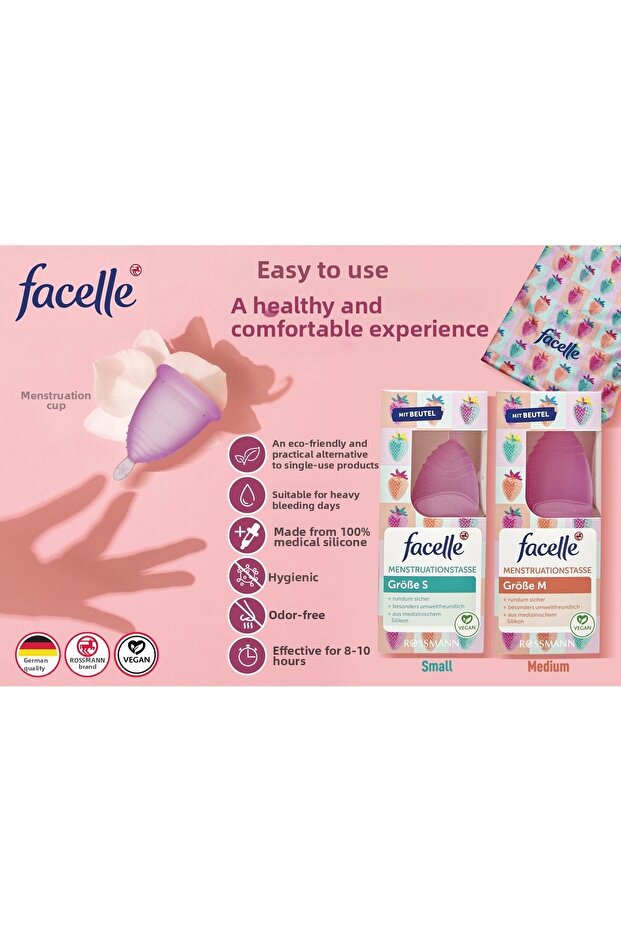 Menstruation Cup - Medium - 1 Piece - 3