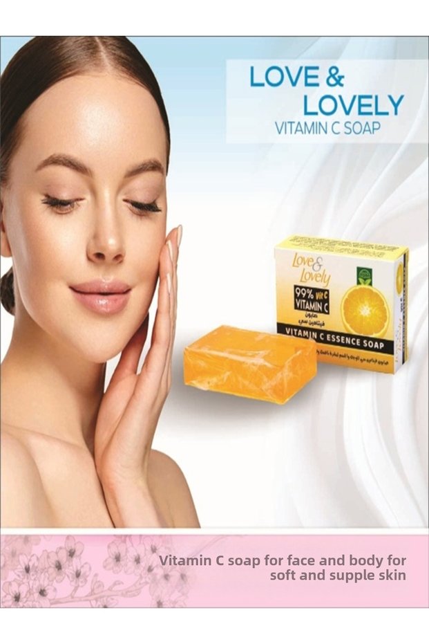 Love Lovely Facial Care Soap Vitamin C Essence Soap