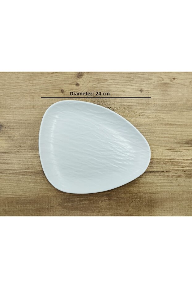 Presentation Triangle Plate Small Thermoplus Shallow Dish Resistant to Damage