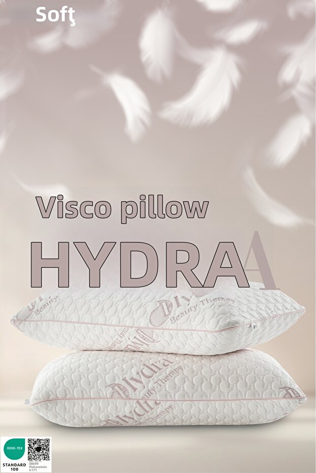 Hydara Relaxing Visco Pillow [Soft] Hyaluronic Supported Orthopedic Plump Pillow