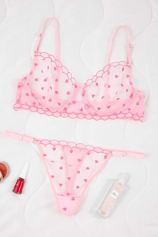 Pudra Brode Heart Large Size Underwear Set Tbbaw26Dg00008 - 1