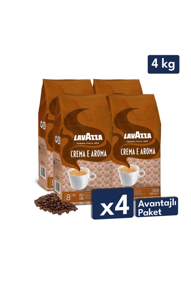 Crema E Aroma Espresso Core Coffee 4-Pack Advantageous Package | 1 kg X 4 Packs
