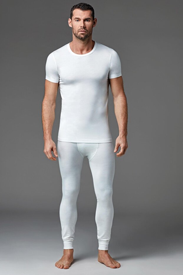 1454 Crew Neck Short Sleeve Thermal Underwear Single Top