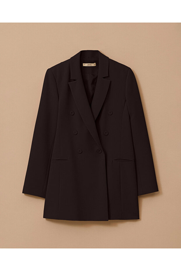 Düğmeli Klasik Ceket - 6