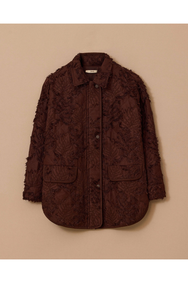 Patterned Textured Anorak - 5