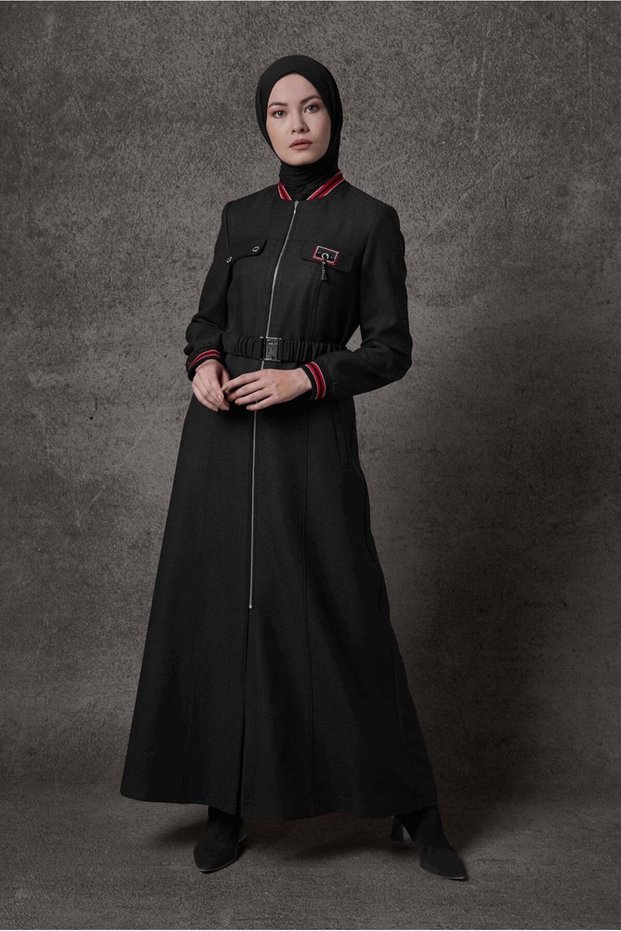 BELTED PARDES WITH POCKET DETAIL 10450