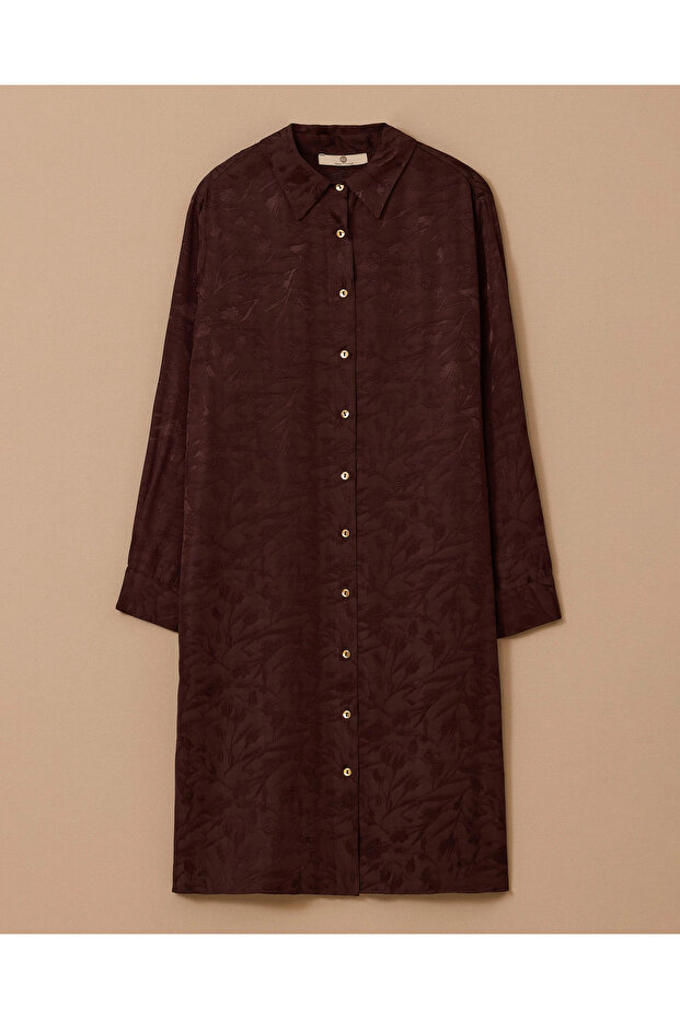 تونيك جاكار طويل منقوش - 5