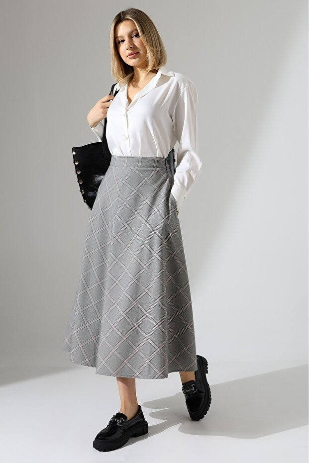 Fusta în carouri - 3
