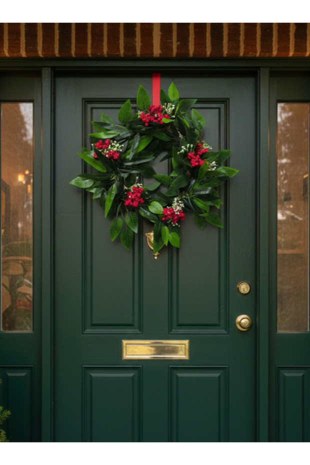 Kapı Süsü Çelenk Kokina Kapı Süsü Ev Dekorasyon Hediyelik - 1