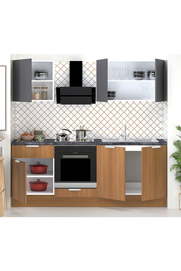 220 Cm Teak Ank Mutfak - 2