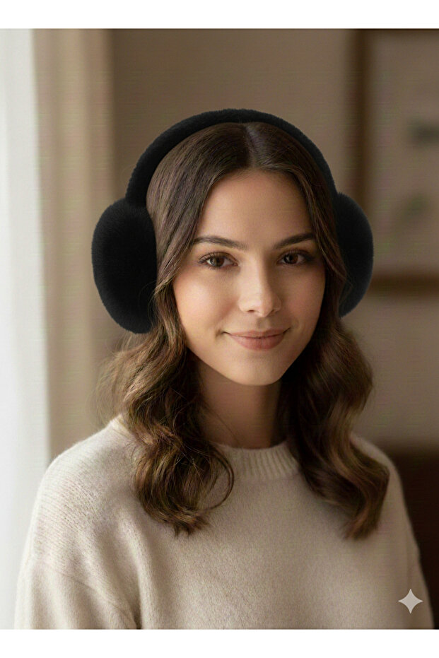 Foldable Plush Winter Earmuffs - 1