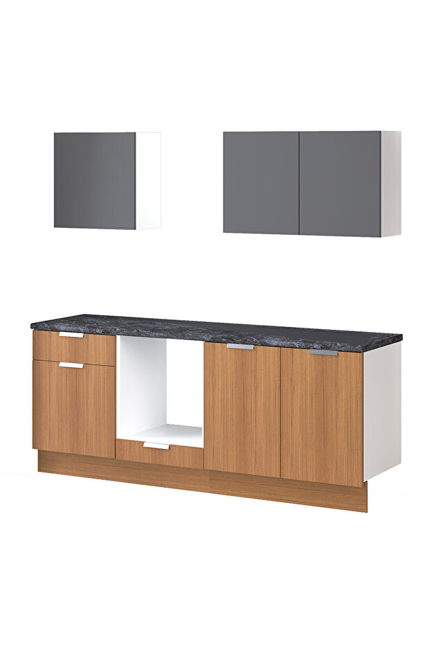 220 Cm Teak Ank Mutfak - 4