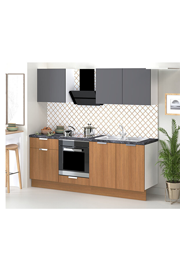 220 Cm Teak Ank Mutfak - 3