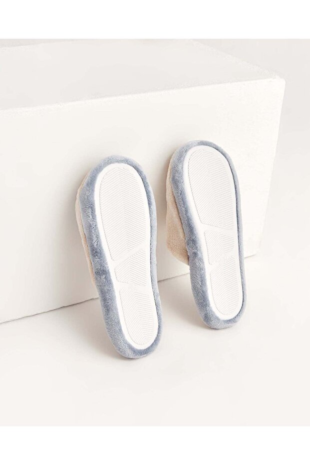 Kadın Yıldız Baskılı Ev Terliği - DOVY - 4