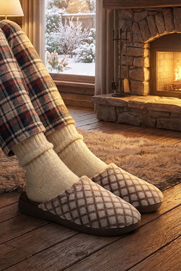 Kışlık Kadın Ev Terlik - 1