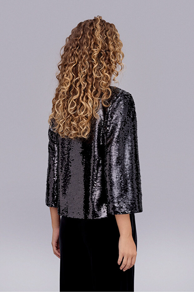 سترة ترتر بأكمام ثلاثة أرباع - 4