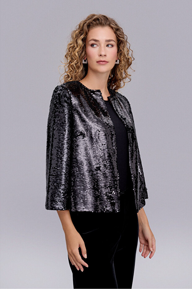 سترة ترتر بأكمام ثلاثة أرباع - 3