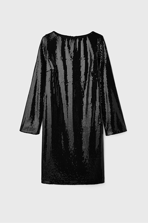 Diz Boy Payet Elbise - 6