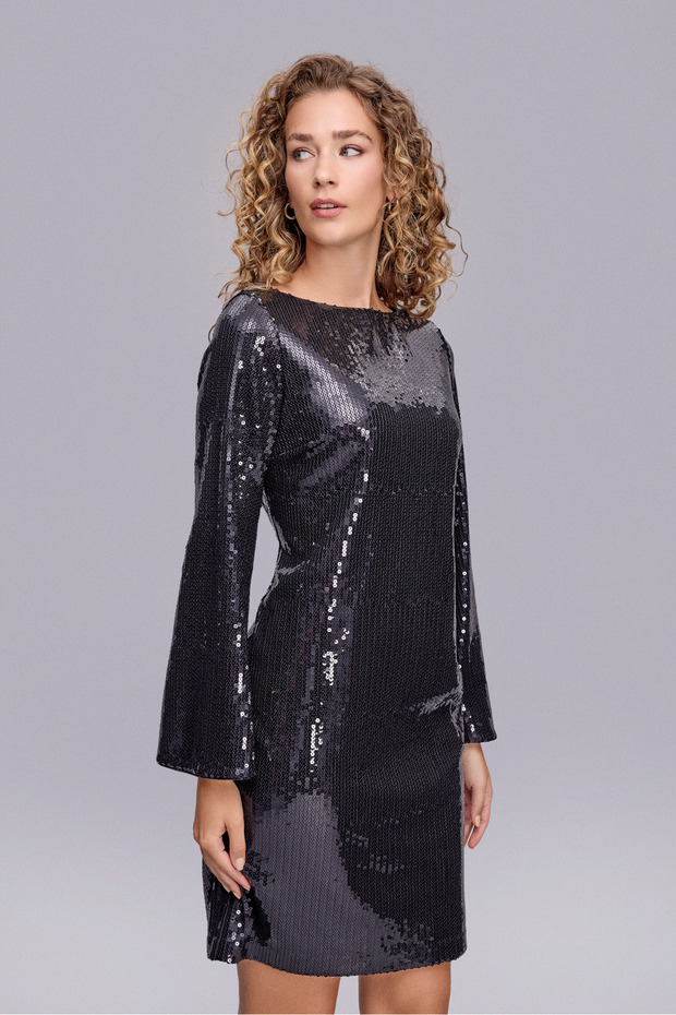 Diz Boy Payet Elbise - 2